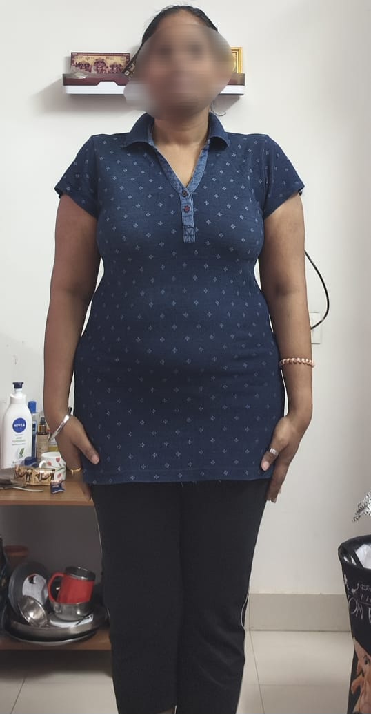 Neha Sukumaran before transformation