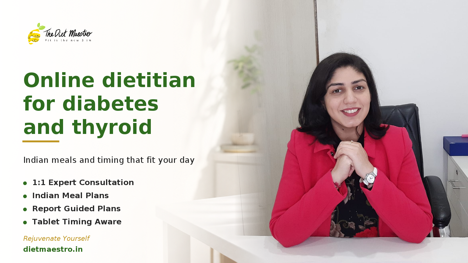 Dt. Priyanka Narang, Clinical Dietitian & CDE — online dietitian for diabetes and thyroid, Diet Maestro